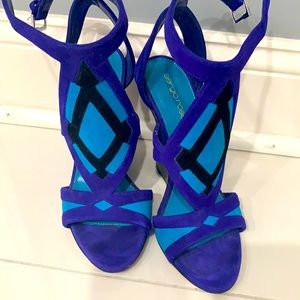 Sergio rossi wedge pumps